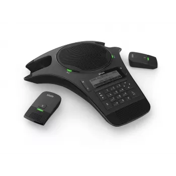 snom C520-WiMi - Telefone de conferência VoIP - com interface Bluetooth - DECT - função de chamada tripla - SIP - 3 linhas - preto (4356)