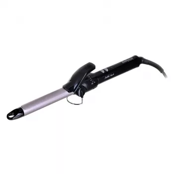 Ferro de encaracolar BABYLISS Pro 180 19mm – cilindro 19 mm, 150–180 °C, 10 níveis de aquecimento, cabo com articulação rotativa, rosa/preto