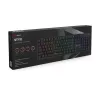 SAVIO STYX teclado mecânico gaming, switches Outemu Red, hot-swap, tamanho completo, disposição US, RGB, USB com fio, cabo de 1,5 m, preto