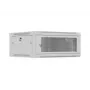 Armário de instalação 19 polegadas para montagem na parede LANBERG 4U 600x600 mm, cinzento