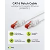 Cabo de rede Goobay CAT 6 cabo patch S/FTP RJ-45 Cat6 1m branco