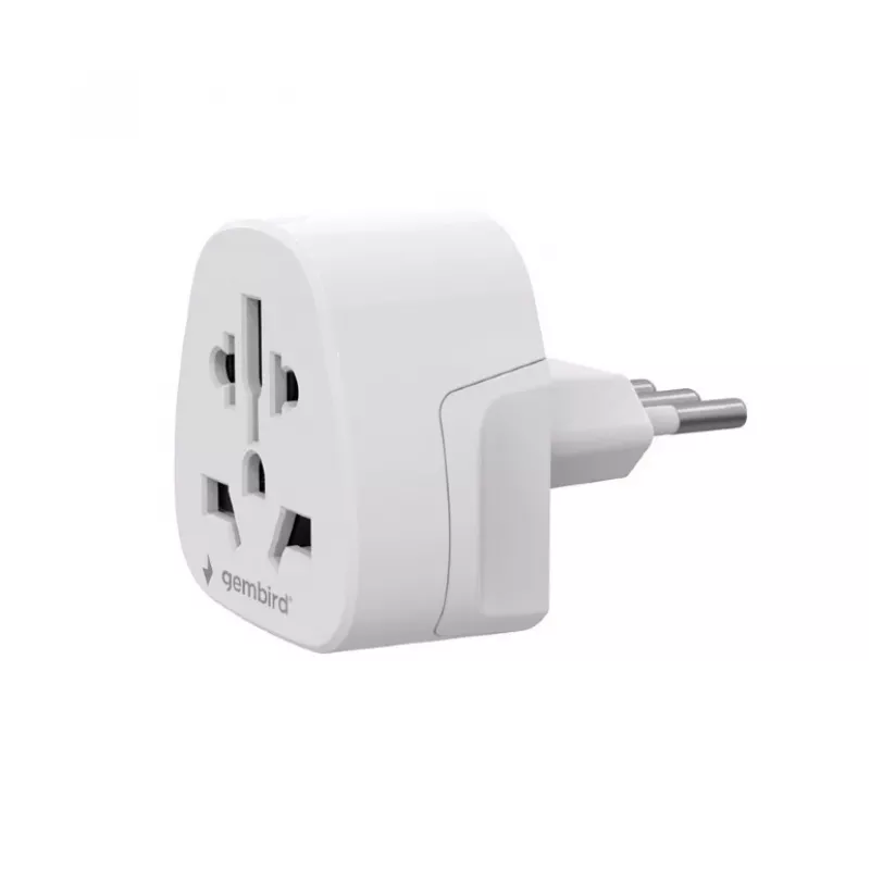 Adaptador de tomada GEMBIRD A-AC-ITMINTF 10 A — adaptador universal para tomada italiana