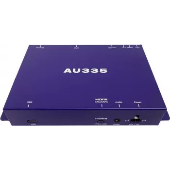 Leitor de multimédia digital BrightSign AU335 azul 100 Mbit/s Ethernet Dolby Atmos