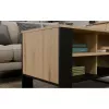 Mesa de centro top e shop Topeshop STOLIK KAWOWY ŁAWA MODERN 4P carvalho Artisan preto