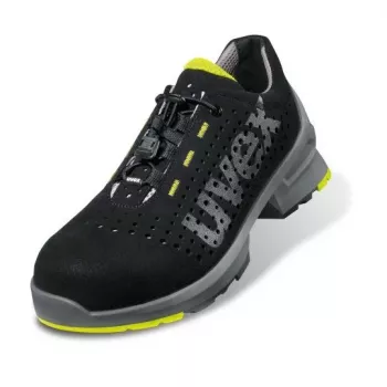 Sapatos de segurança Uvex 85438 unissexo adulto preto lima poliuretano microveludo