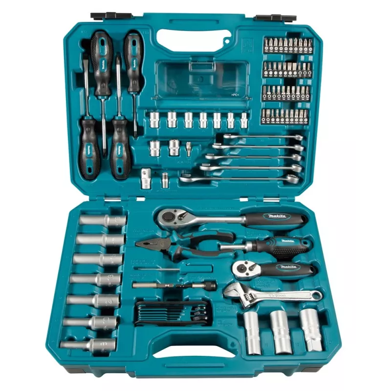 Conjunto de ferramentas de mecânico Makita E-08458 87 ferramentas