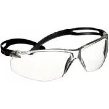 Óculos de segurança 3M SF501ASP-BLK óculos de proteção policarbonato (PC) preto