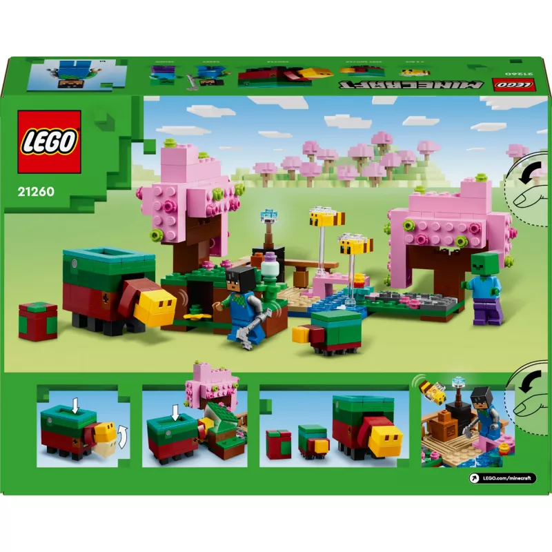 Lego 21260 Minecraft Jardim de Cerejeiras Conjunto de brincar
