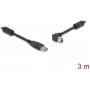 Cabo USB DeLOCK Type-A macho para Type-B macho 90° esquerda angular 3 m