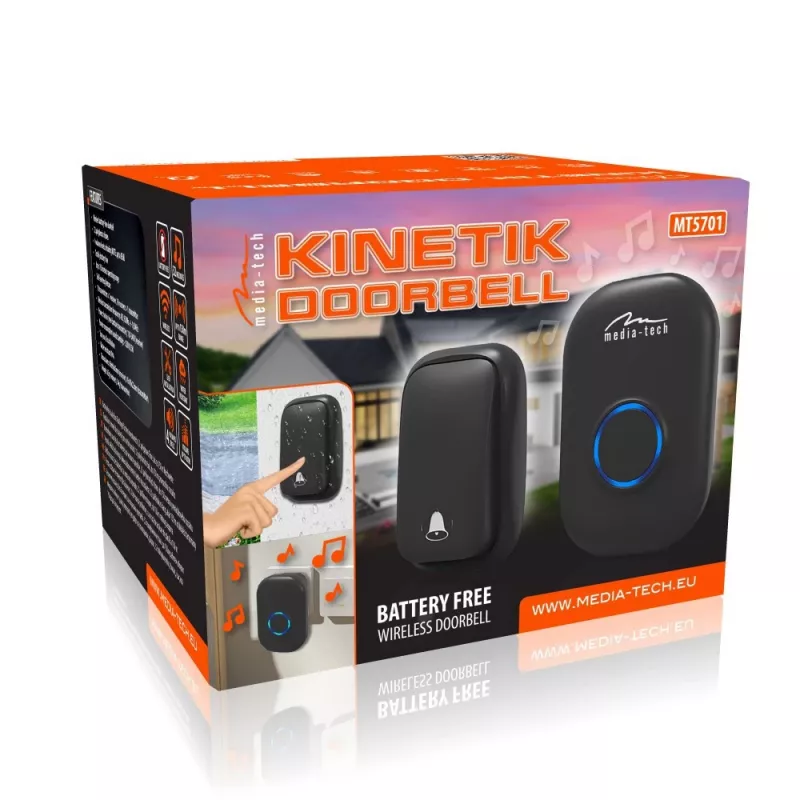 Conjunto de campainha Media-Tech MT5701 preto