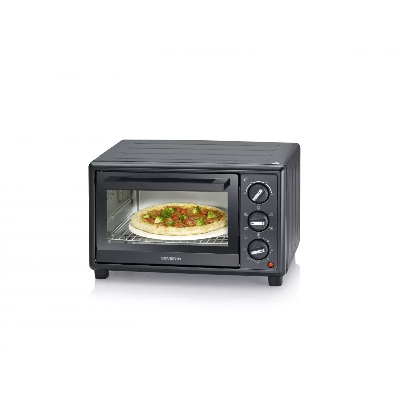 Forno elétrico de mesa SEVERIN TO 2079 — capacidade de 20 L, 1600 W, preto
