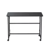 Mesa dobrável Maclean, preta, móvel, 100 x 50 cm, máx. 50 kg MC-1250 B