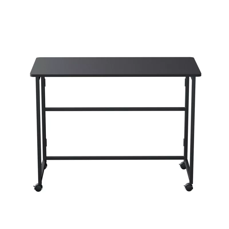 Mesa dobrável Maclean, preta, móvel, 100 x 50 cm, máx. 50 kg MC-1250 B