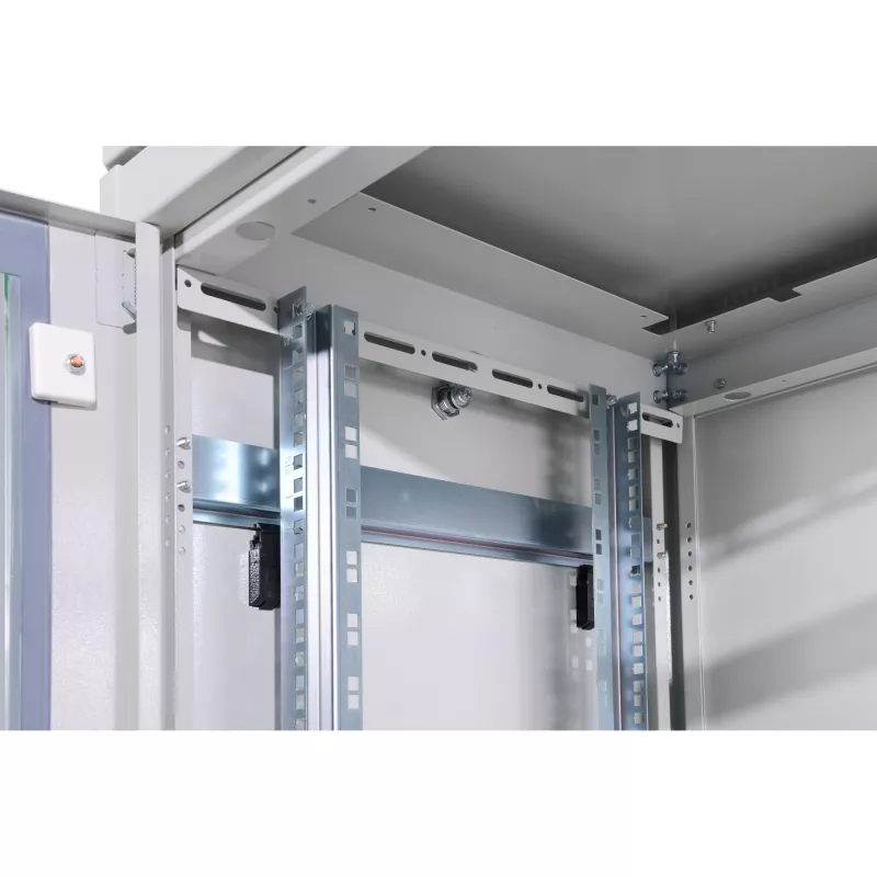 DIGITUS Professional Unique DN-19 22U-6/6-1 - armário - cinzento claro, RAL 7035 - 22U - 48,3 cm (19