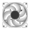 Ventoinha de arrefecimento Darkflash DR08 (branco) — ventoinha para caixa/CPU, modelo DR08 branco, ventoinha única de 120 mm