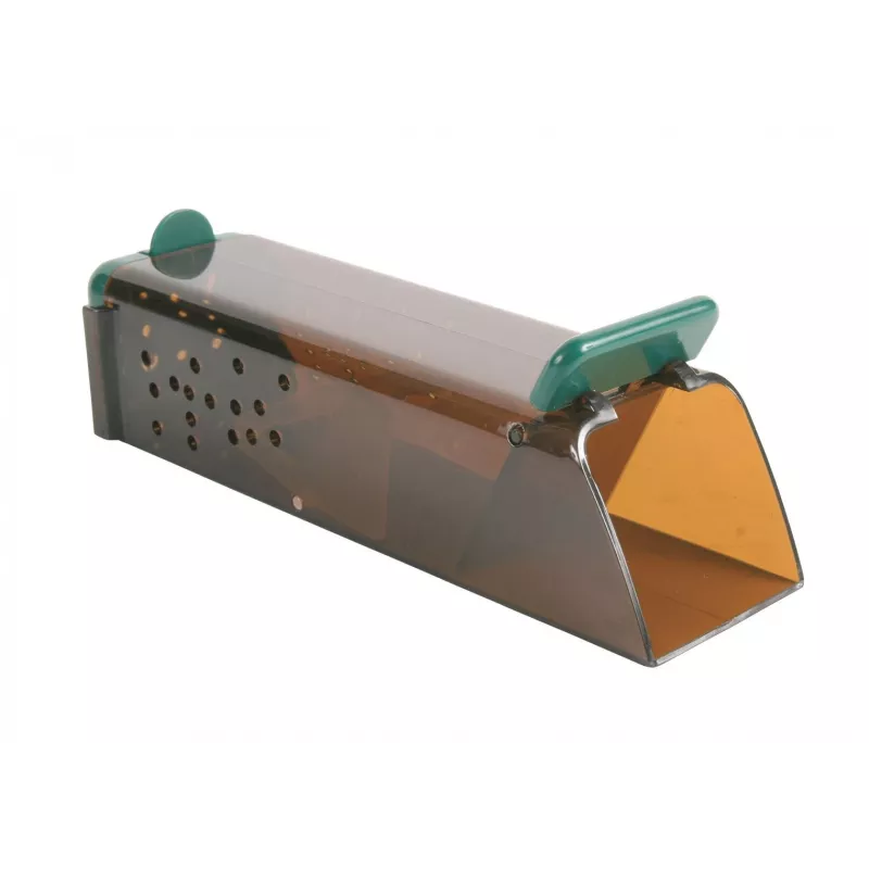 Armadilha viva humanitária para ratos Trixie TX-4192, caixa de tecnopolímero, 60 × 45 × 170 mm, reutilizável