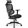 Cadeira de escritório Sharkoon OfficePal C40 — preta, design ergonómico, altura ajustável