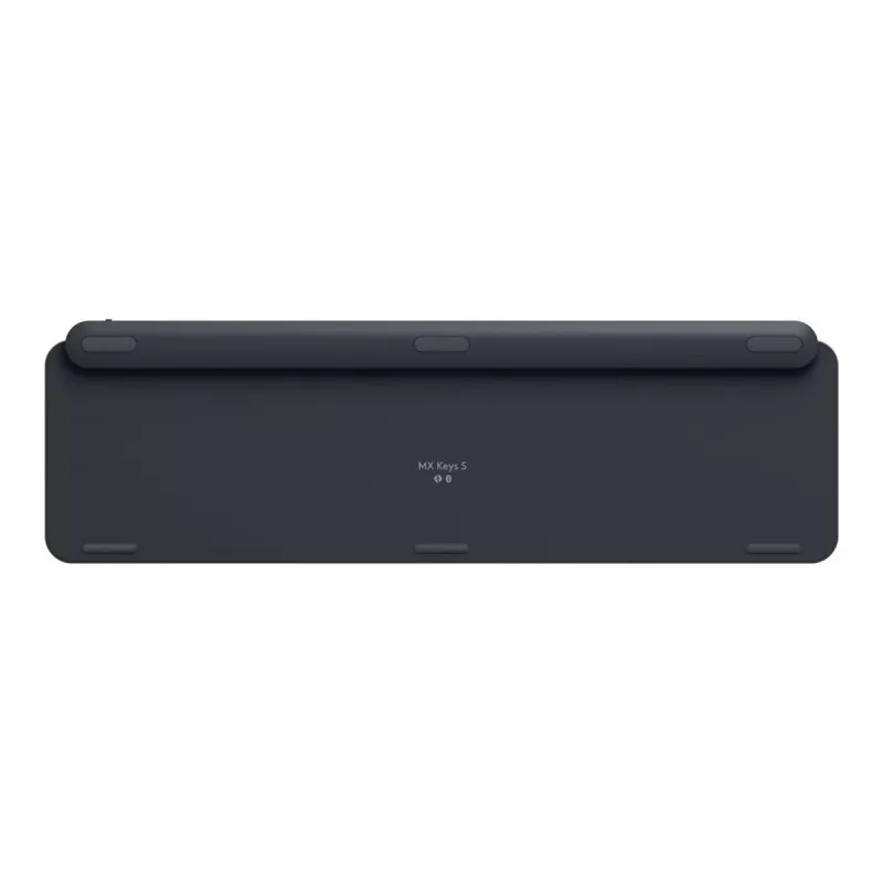 Teclado Logitech MX Keys S RF Wireless + Bluetooth QWERTZ suíço grafite (920-011571)