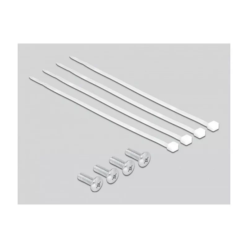 DeLOCK 19 polegadas Patchpanel 24 portas Cat.5e 1HE colorido RJ-45