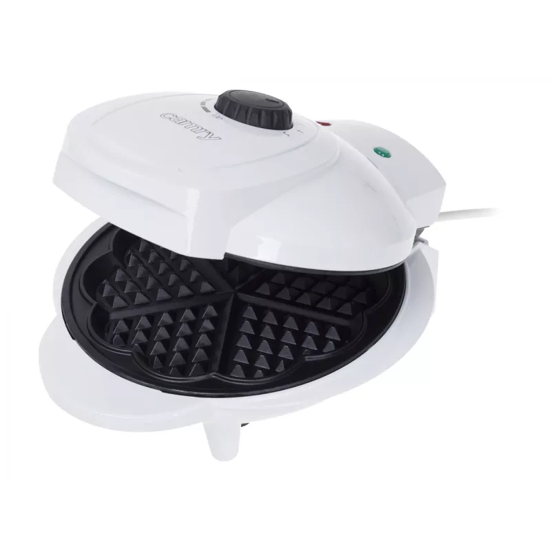 Camry | Máquina de waffles | CR 3022 | 1000 W | Número de bolos 5 | Em forma de coração | branco