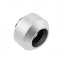 União para tubo rígido 14 mm OPTIMUS — conector metálico para refrigeração líquida/PC, prateado