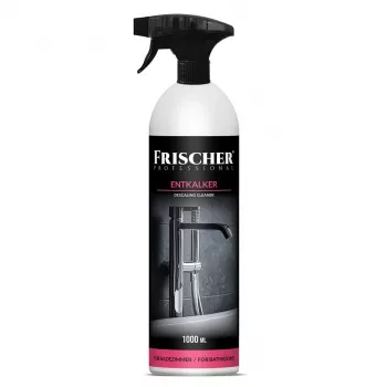 Descalcificante para casa de banho FRISCHER FR00232_1000 removedor líquido de calcário e depósitos para superfícies sanitárias, 1 litro frasco spray