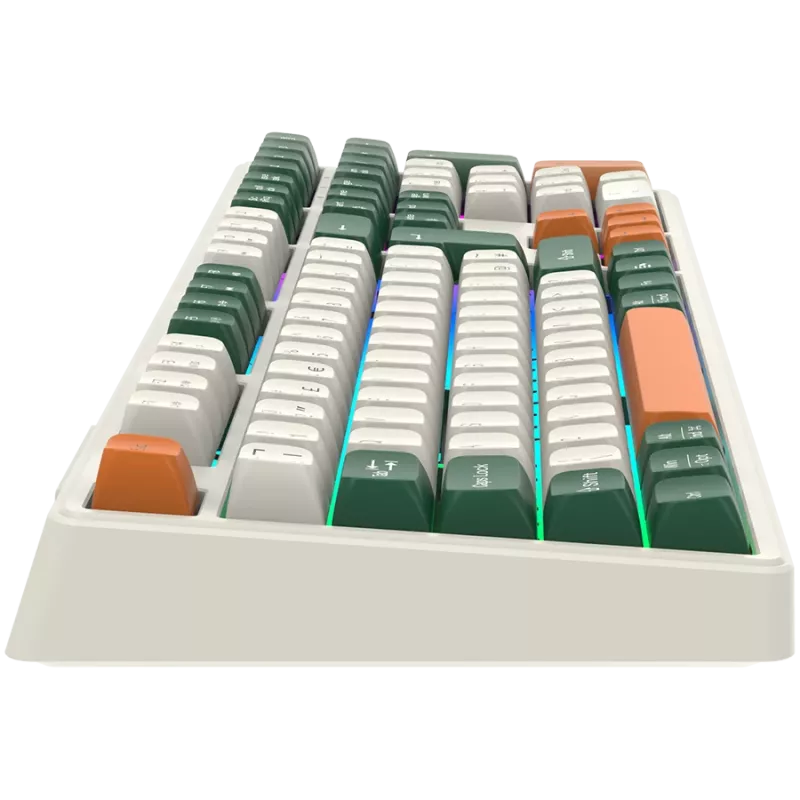 Teclado mecânico sem fios CANYON Shadder GKW-11 RGB Branco