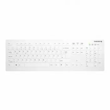 Teclado médico Contour Design Active Key Contour QuickClean IP68 Full-Size sem fios Branco DE C8112