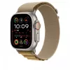 Pulseira Apple 49mm Tan Alpine Loop Large Natural Titanium Finish