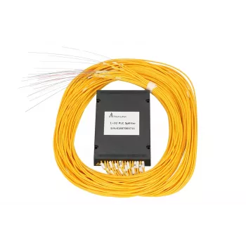 Splitter PLC de fibra ótica Extralink 1:32, 2,0 mm cabo G657A, 1,5 m, módulo ABS/PC, sem fichas