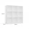 Estante MALAX 3x3 H branco
