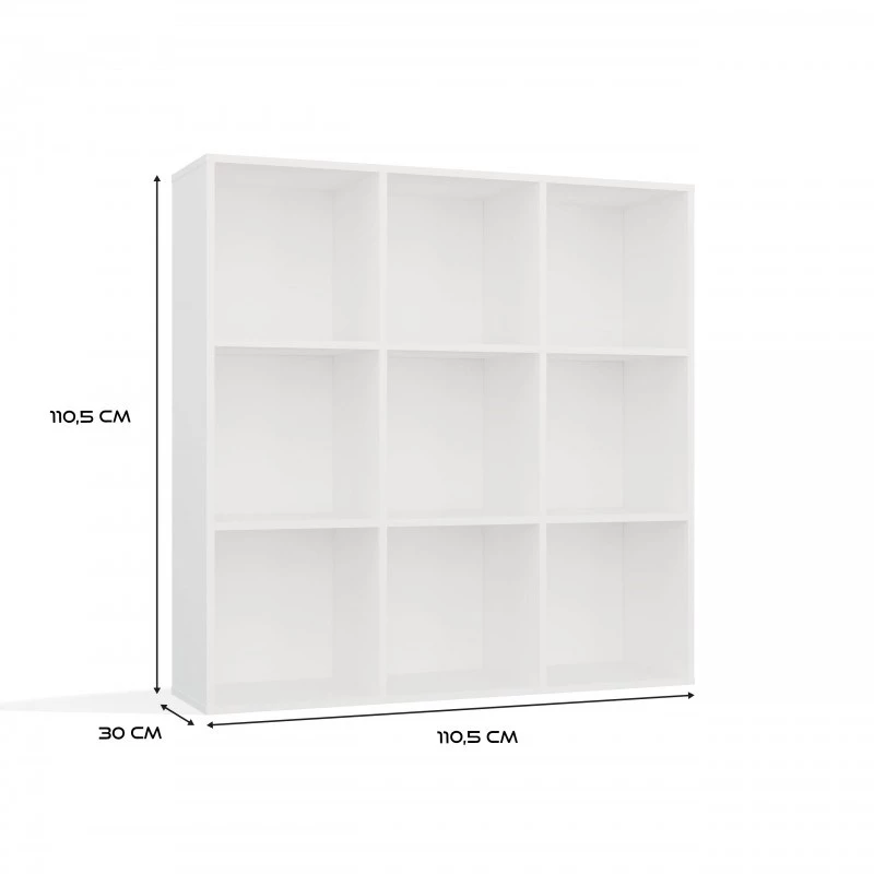 Estante MALAX 3x3 H branco