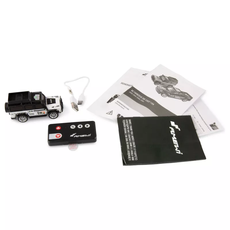 Carro RC offroad Amewi 22678 – elétrico, escala 1:64, Li-Ion 150 mAh, para crianças a partir dos 6 anos
