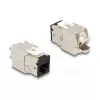 DeLOCK 88118 Módulo Keystone plano preto RJ-45 10 unidades