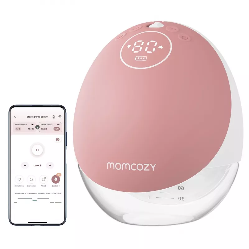 Bomba tira-leite Momcozy M9 Single Vermelho 150ml