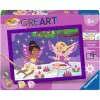 Conjunto de pintura Ravensburger CreArt – Amigos das Fadas (conjunto de pintura infantil)
