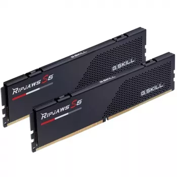 DIMM 64 GB DDR5-6800 (2x 32 GB) Dual-Kit, memória preta, F5-6800J3445G32GX2-RS5K, Ripjaws S5, INTEL XMP