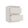 Mesa de cabeceira top e shop MALWA M2 KASZMIR — 2 gavetas, aglomerado, caxemira, 300×300×400 mm