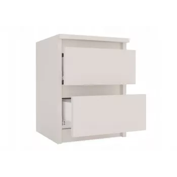 Mesa de cabeceira top e shop MALWA M2 KASZMIR — 2 gavetas, aglomerado, caxemira, 300×300×400 mm