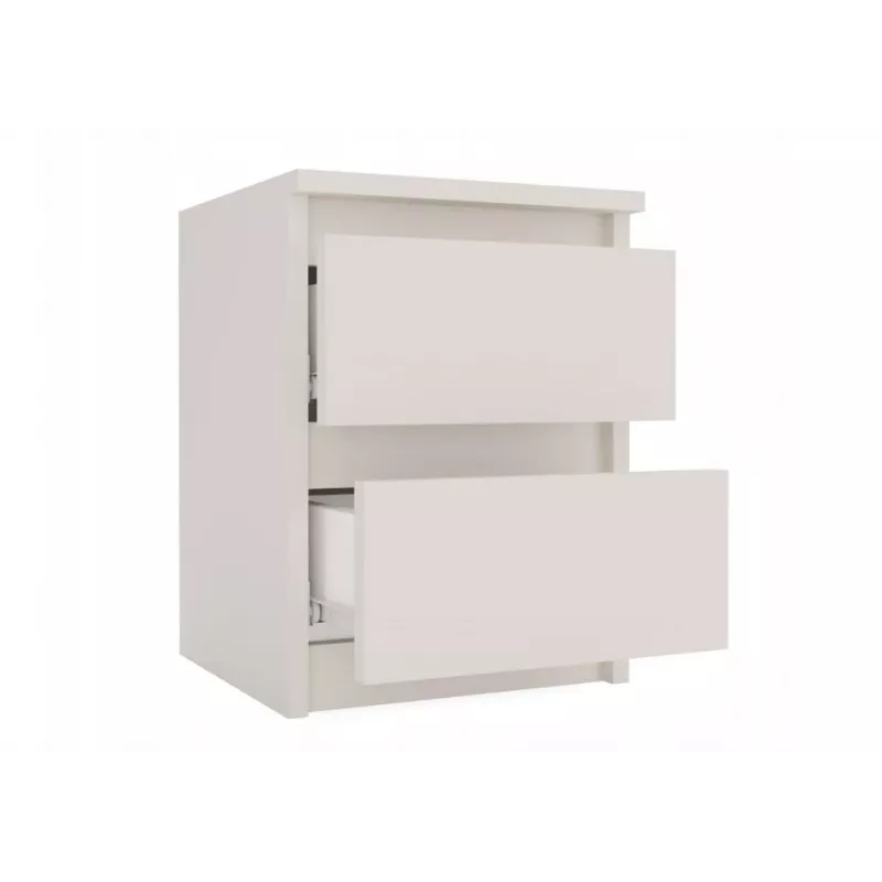 Mesa de cabeceira top e shop MALWA M2 KASZMIR — 2 gavetas, aglomerado, caxemira, 300×300×400 mm