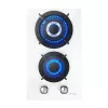 Placa de fogão a gás ISEASY MGBG-312A, 2 bicos (branca)