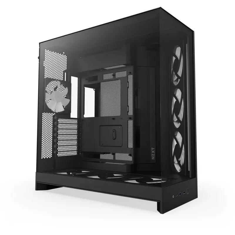 Caixa de PC NZXT H9 Flow RGB+ Midi-Tower preto