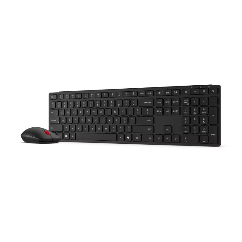 Lenovo | Multi-Mode Pro 6000 | Conjunto de teclado e rato | Sem fios | Rato incluído | Estónio | Bluetooth | Eclipse Preto