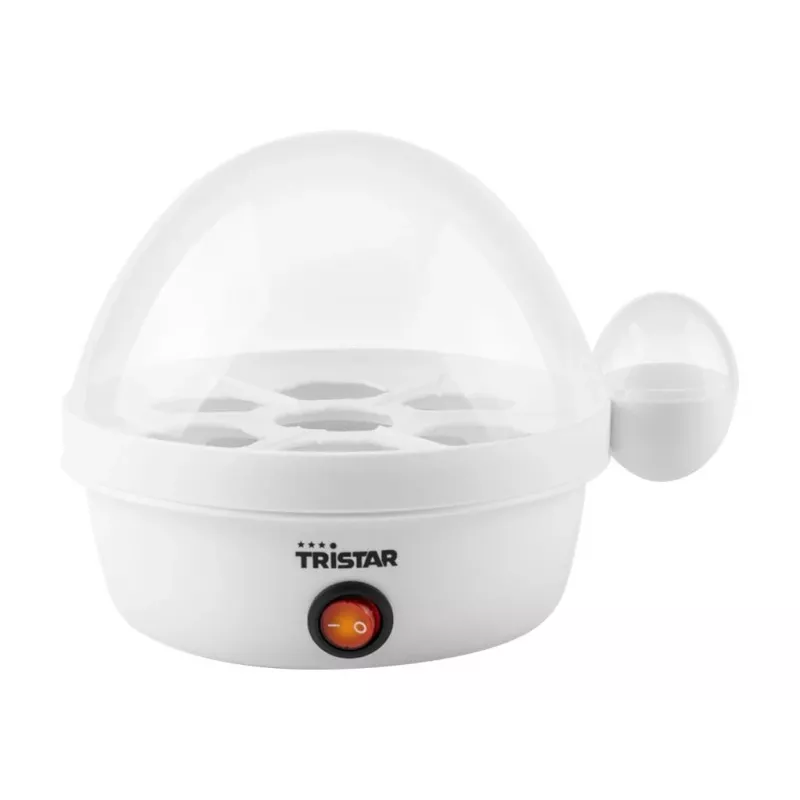 Cozedor de ovos Tristar EK-3074 — capacidade 7 ovos, 350 W, transparente/branco