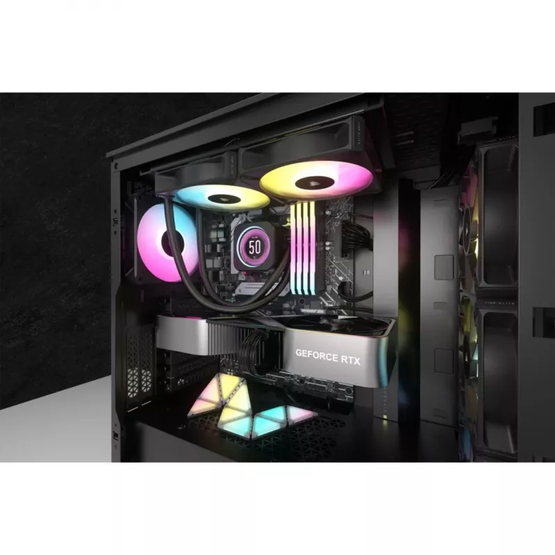 Sistema de refrigeração para computador Corsair CW-9060074-WW refrigerador líquido all-in-one para processador 12 cm preto 1 unid.