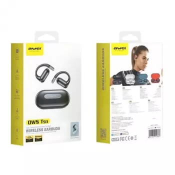 Auscultadores Bluetooth 5.4 T93 OWS branco