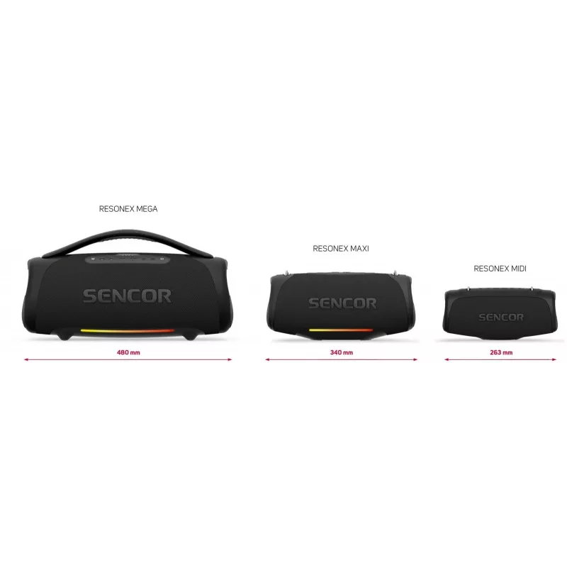 Sencor Resonex Maxi Power 100W, IPX7, TWS, LED