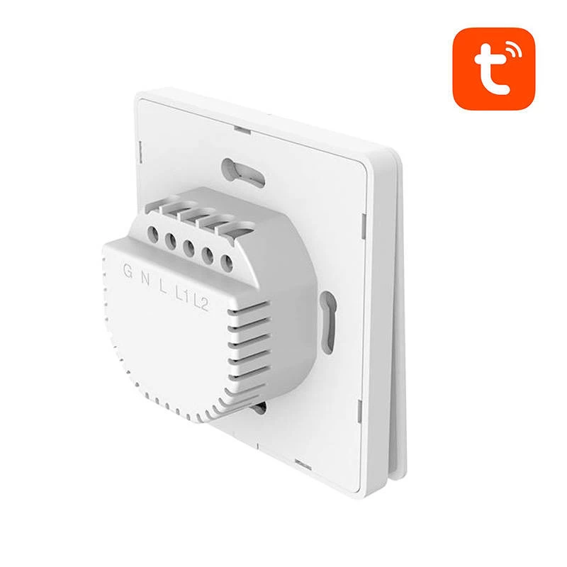 Interruptor de luz inteligente Gosund | nitebird SW9 WiFi Tuya com controlo remoto, interruptor Wi‑Fi de balancé simples