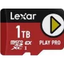 Cartão de memória MicroSD Lexar LMSXPS0001T-BNNNG 1 TB, leitura 900 MB/s, escrita 600 MB/s, classe 3 (U3)