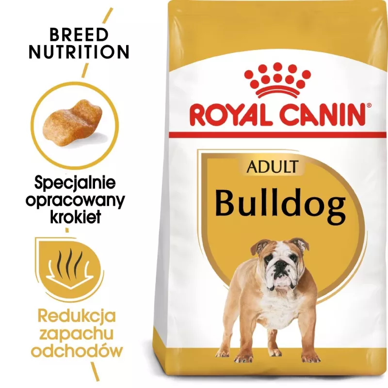 Royal Canin Bulldog Adult ração seca para cães, 12 kg